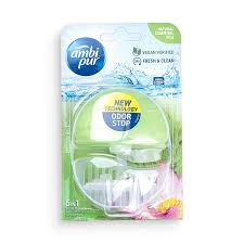 خوشبوکننده توالت اسپانیایی آمبی پور Ambi Pur Flush با رایحه بامبو و گل لوتوس