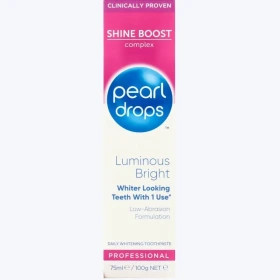 خمیردندان سفیدکننده قوی پیرل دراپس Shine Boost Complex 75 میل
