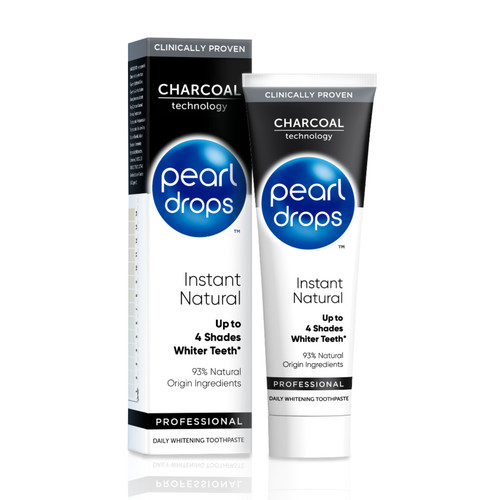 خمیر دندان سفید کننده روزانه پرل دراپس مدل CHARCOAL حجم 75 میل
